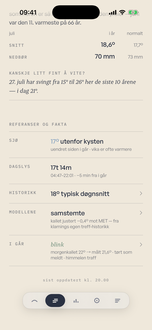 klarnings referanser og fakta, med modellene og gårsdagens dom.